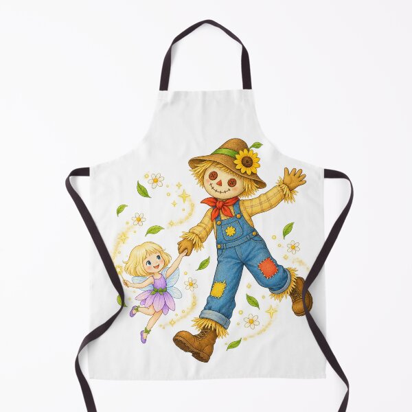 Item preview, Wisp and Scarecrow - The Littlest Fairy and the Dancing Scarecrow designed and sold by MerchByEricaLiv.