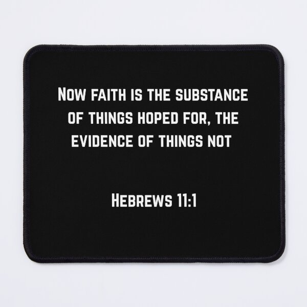 Item preview, Hebrews 11:1 Faith Bible Verse designed and sold by Drami21.