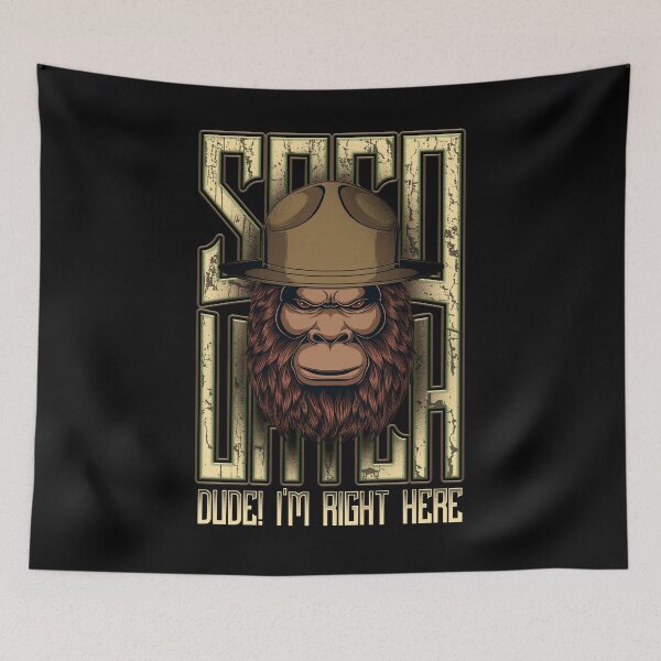 Item preview, Dude I'm Right Here Bigfoot Funny Sasquatch designed and sold by JRRTs.