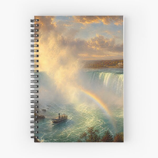 Item preview, Niagara Falls – Vintage Romantic Landscape Art designed and sold by DoReMiStudio.