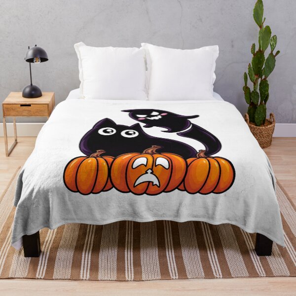 Item preview, Cat Ghost Pumpkins designed and sold by LuveraxArt.