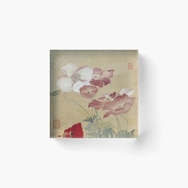 Item preview, Yun Shouping (恽寿平) - Poppies designed and sold by RBEnt.