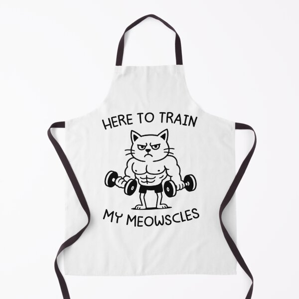 Item preview, Here To Train My Meowscles designed and sold by gunaone-design.
