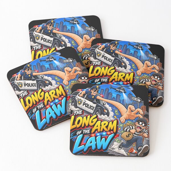 Item preview, Long Arm Of The Law Cartoon designed and sold by BluntLines.