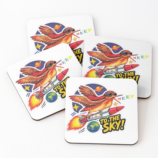 Item preview, Woodcock Bird Space Adventure – Funny Retro Rocket Bird  designed and sold by Thegoldenline.