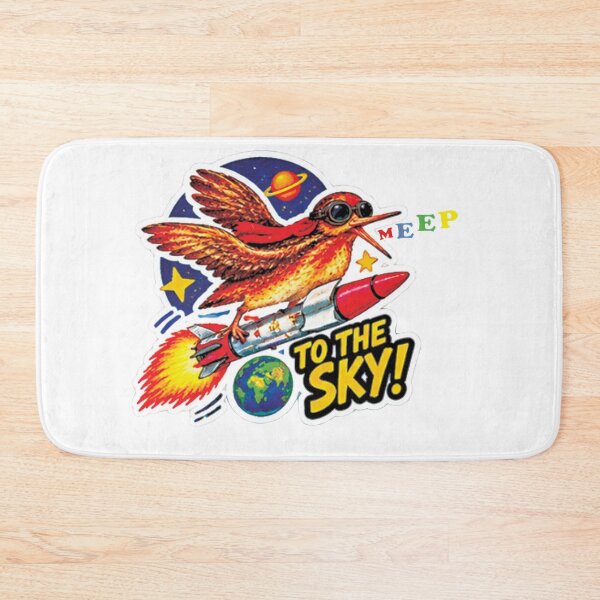 Item preview, Woodcock Bird Space Adventure – Funny Retro Rocket Bird  designed and sold by Thegoldenline.