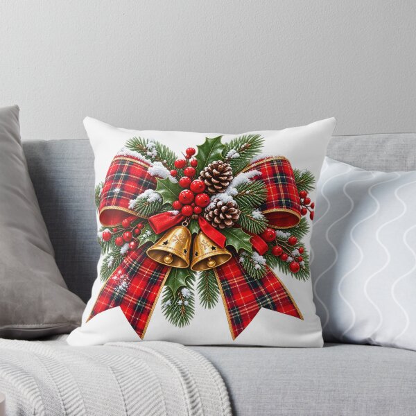 Item preview, Festive Christmas Bow and Bells designed and sold by TinyWeird.