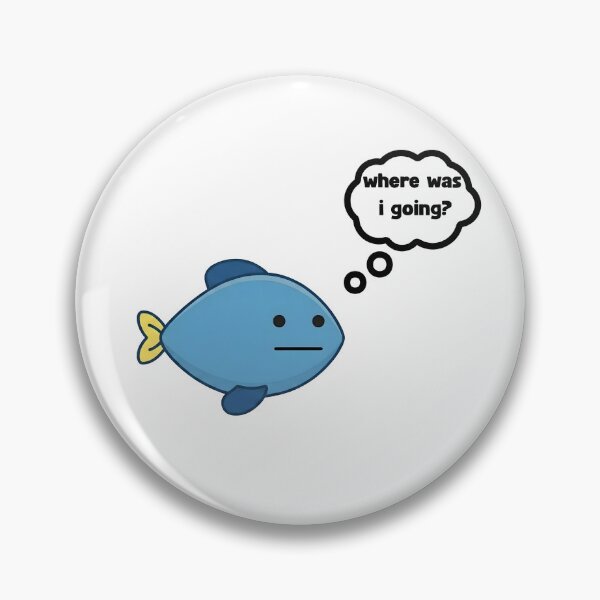 Item preview, cute blue fish designed and sold by Rockveil Co..