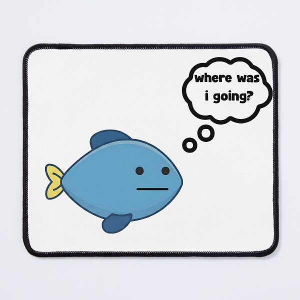 Item preview, cute blue fish designed and sold by Rockveil Co..