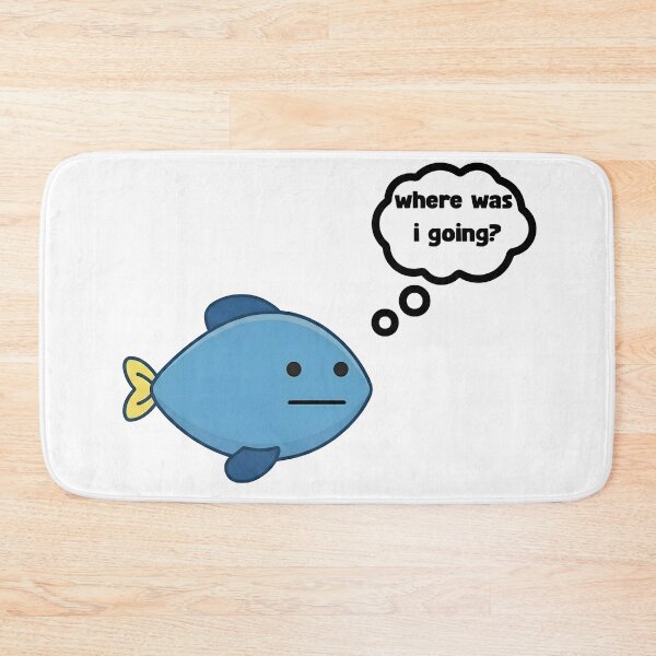 Item preview, cute blue fish designed and sold by Rockveil Co..