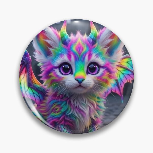 Item preview, Rainbow kitten designed and sold by Azpyring.