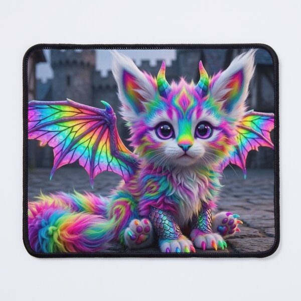 Item preview, Rainbow kitten designed and sold by Azpyring.