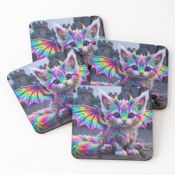Item preview, Rainbow kitten designed and sold by KingsArtworx 2.