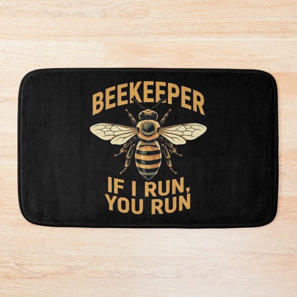 Item preview, Beekeeper If I Run You Run T-Shirt - Funny Bee Keeper Shirt - Beekeeping Men Vintage Bee Keeper Outfit designed and sold by Dabbing Turtle Designs.