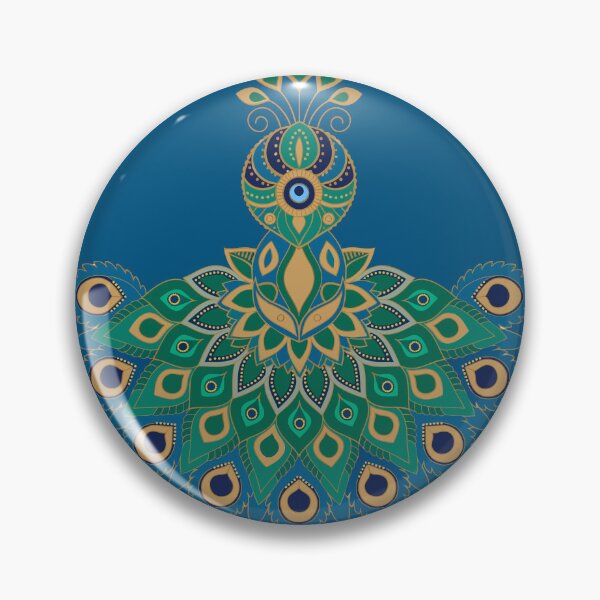 Item preview, Elegant Peacock Mandala Boho Design designed and sold by Paolo-Bandal.