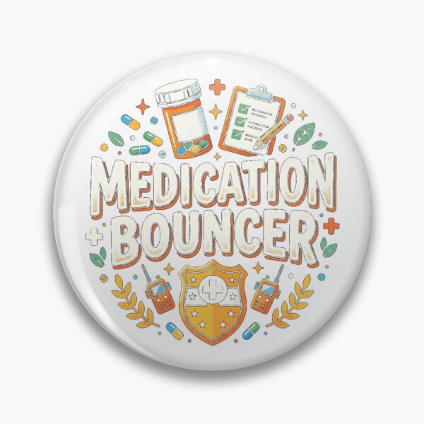 Item preview, Medication Bouncer – Funny Nephrology & Pharmacy Humor designed and sold by Mirgonhood.