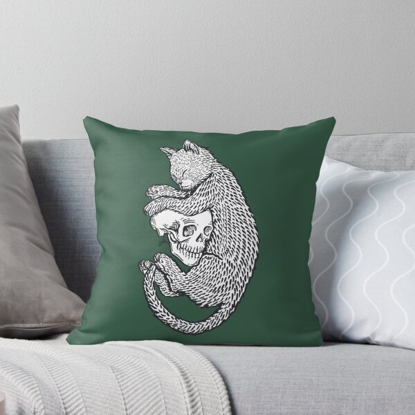 Item preview, Cat and Skull designed and sold by heymichah.