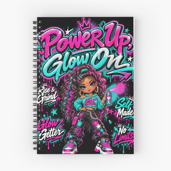 Item preview, Power Up Glow On Graffiti Girl designed and sold by CurrentPhase.