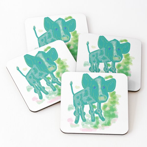 Item preview, Abstract Green Painted Animal With Flora designed and sold by Qatkouutis.