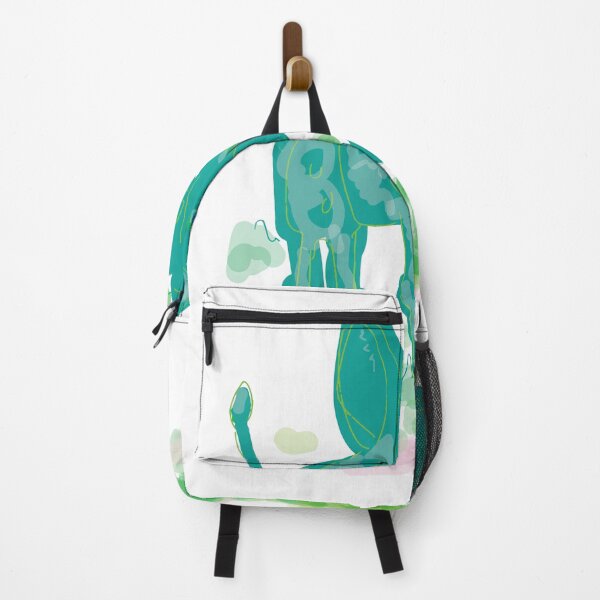 Item preview, Abstract Green Painted Animal With Flora designed and sold by Qatkouutis.