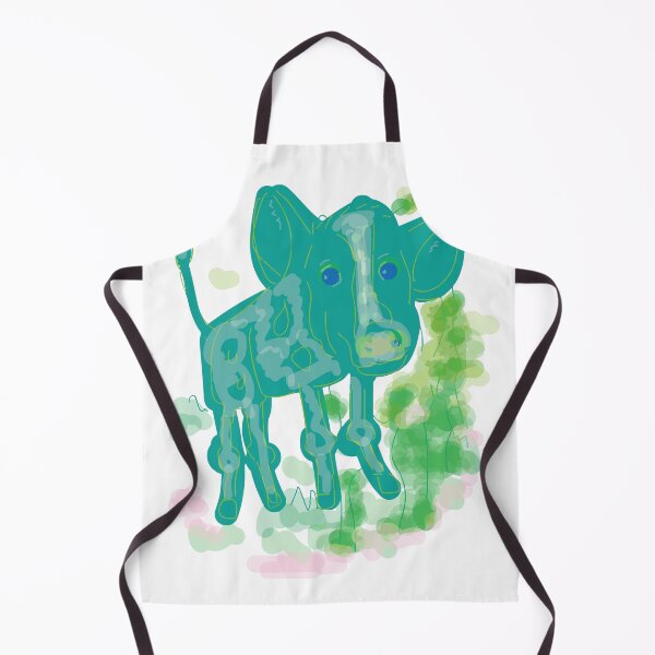 Item preview, Abstract Green Painted Animal With Flora designed and sold by Qatkouutis.