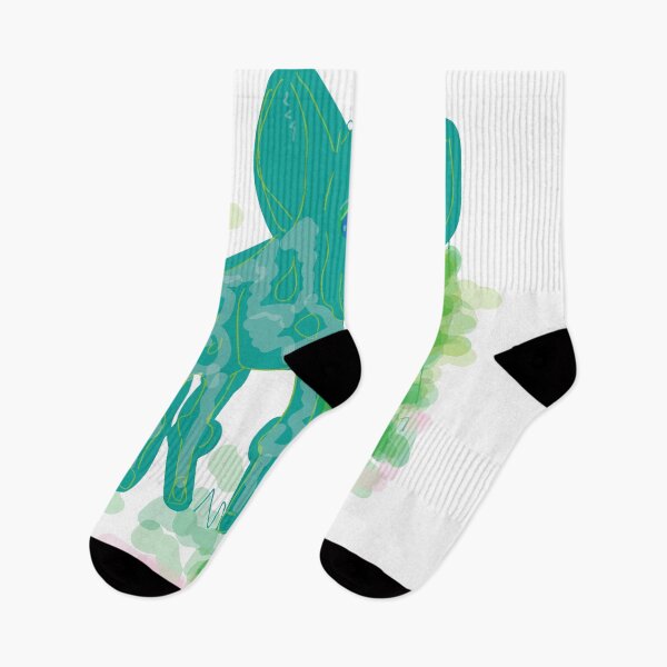 Item preview, Abstract Green Painted Animal With Flora designed and sold by Qatkouutis.