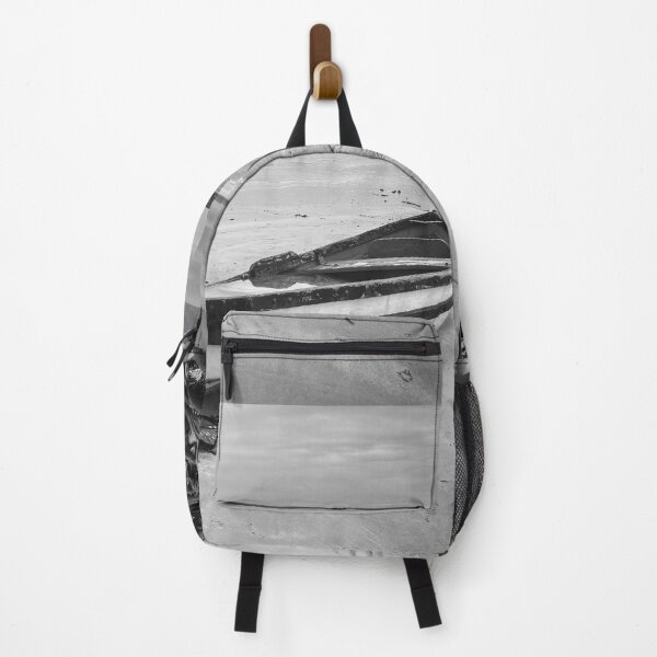 Item preview, Black and White Fishing Boat Abandoned designed and sold by Faith Based Decor .