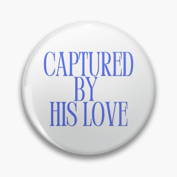 Item preview, Captured By His Love Christian Streetwear Blue Typography designed and sold by LensDyn™.