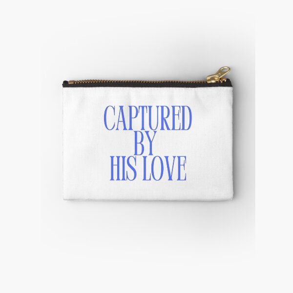 Item preview, Captured By His Love Christian Streetwear Blue Typography designed and sold by LensDyn™.