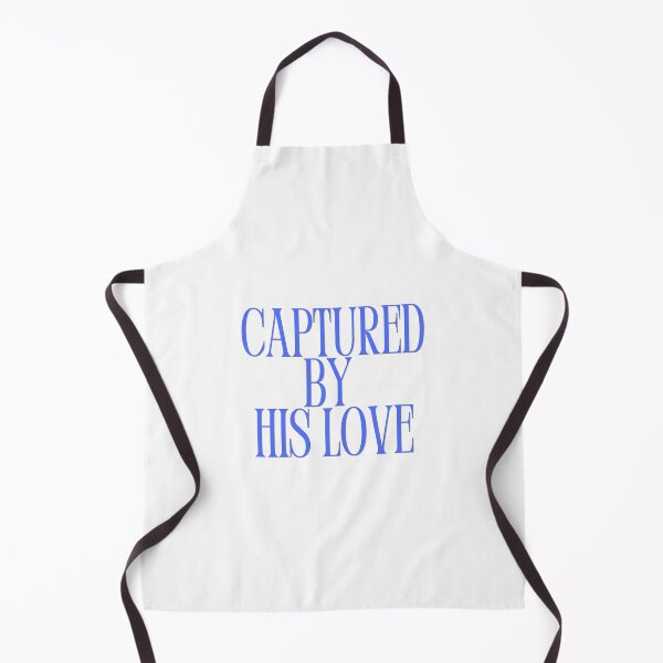 Item preview, Captured By His Love Christian Streetwear Blue Typography designed and sold by LensDyn™.