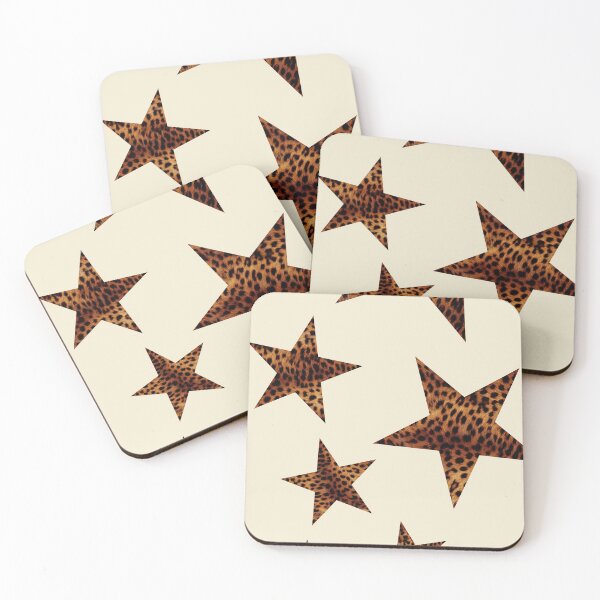 Item preview, Cheetah Big Ol’ Stars designed and sold by STUDIO MORE Los Angeles.
