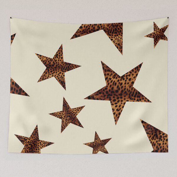 Item preview, Cheetah Big Ol’ Stars designed and sold by STUDIO MORE Los Angeles.