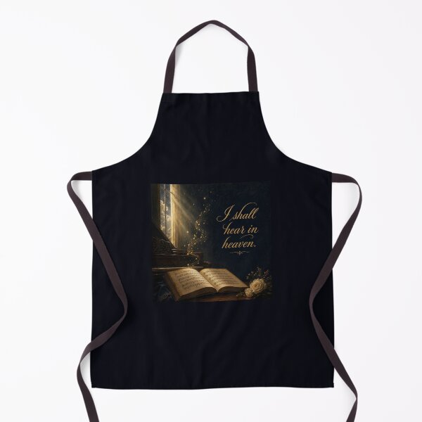 Item preview, I Shall Hear in Heaven Beethoven Quote | Celestial Music Dark Academia Art designed and sold by DoReMiStudio.