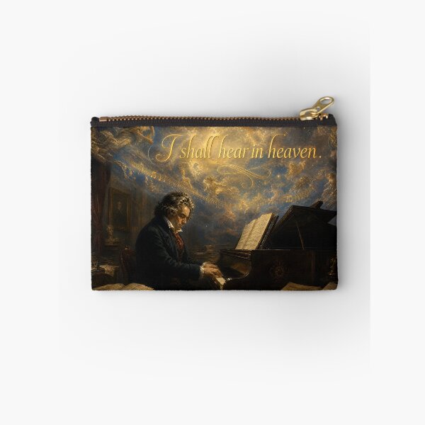 Item preview, I Shall Hear in Heaven Beethoven Quote | Celestial Music Dark Academia Art designed and sold by DoReMiStudio.