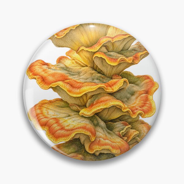 Item preview, Chicken of the Woods | Foraging Mushroom Kitchen Art | Gourmet Forager Gift designed and sold by Brackenlume Studio.
