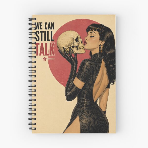 Item preview, We Can Still Talk – Retro Gothic Pinup designed and sold by obstinator.
