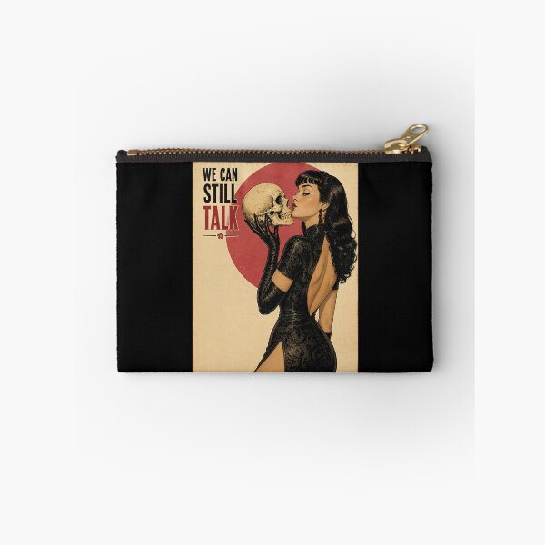 Item preview, We Can Still Talk – Retro Gothic Pinup designed and sold by obstinator.