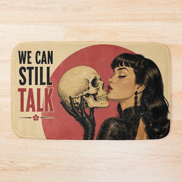 Item preview, We Can Still Talk – Retro Gothic Pinup designed and sold by obstinator.