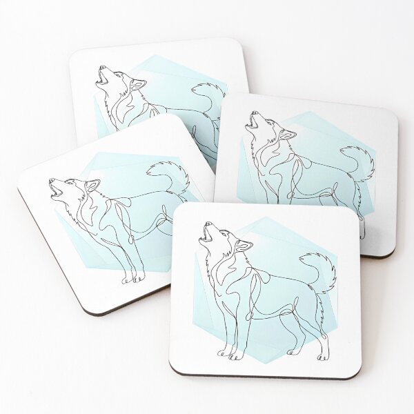 Item preview, Siberian Husky Boho Line Art Dog Lover Gift designed and sold by GTFullShop.