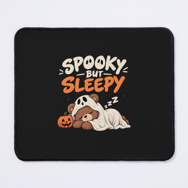 Item preview, Spooky But Sleepy Funny Bear Halloween Retro Vintage T-Shirt designed and sold by vizion design.