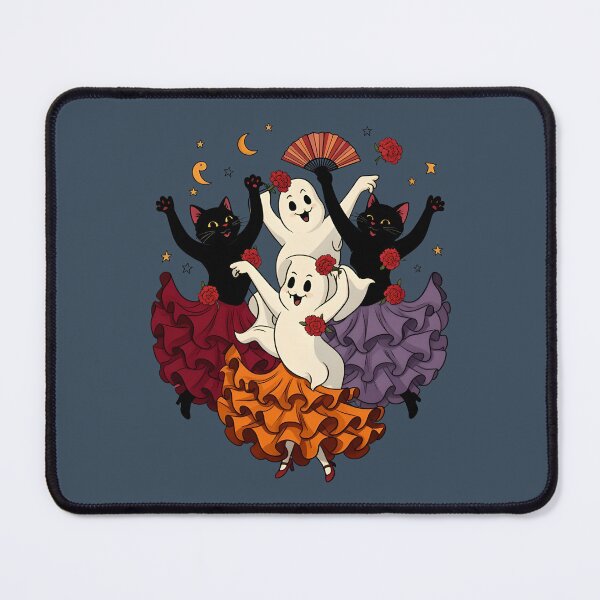 Item preview, Trick or treat, we are dancing - Ghosts and cats dance designed and sold by ParadoxParadox.