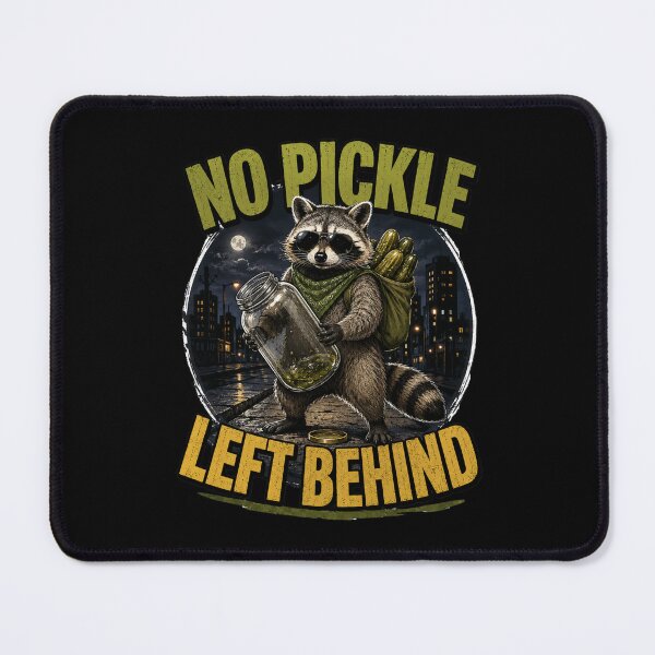 Item preview, Raccoon Eating Pickles Meme Design designed and sold by DarkRelicStudio.