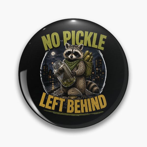 Item preview, Raccoon Eating Pickles Meme Design designed and sold by DarkRelicStudio.