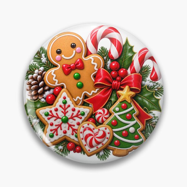 Item preview, Cute Christmas Gingerbread Cookies designed and sold by TinyWeird.