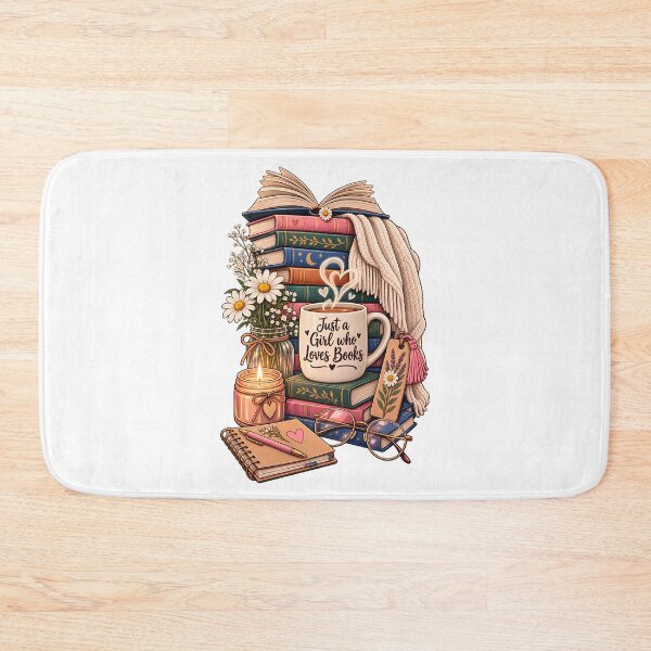 Item preview, Just a Girl Who Loves Books - Cozy Reading Aesthetic Mug designed and sold by BellabdO.