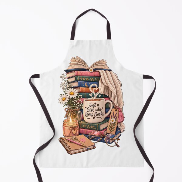 Item preview, Just a Girl Who Loves Books - Cozy Reading Aesthetic Mug designed and sold by BellabdO.