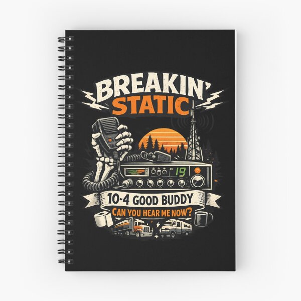 Item preview, Breaking Static Vintage Radio Trucking designed and sold by SidTastic .