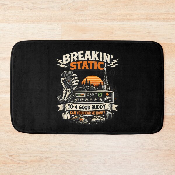 Item preview, Breaking Static Vintage Radio Trucking designed and sold by SidTastic .