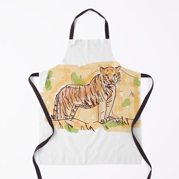 Item preview, Abstract Watercolor Painted Tiger In Jungle designed and sold by Qatkouutis.