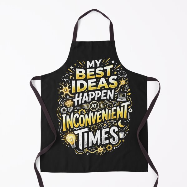 Item preview, My Best Ideas Happen at Inconvenient Times – Creative Humor designed and sold by Mirgonhood.